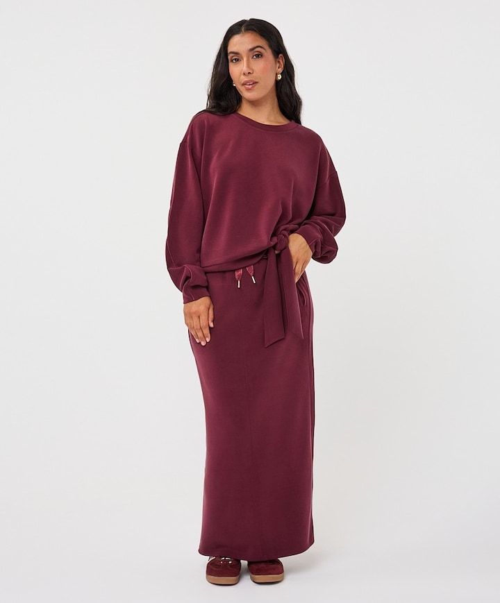 Dames sweater bordeaux