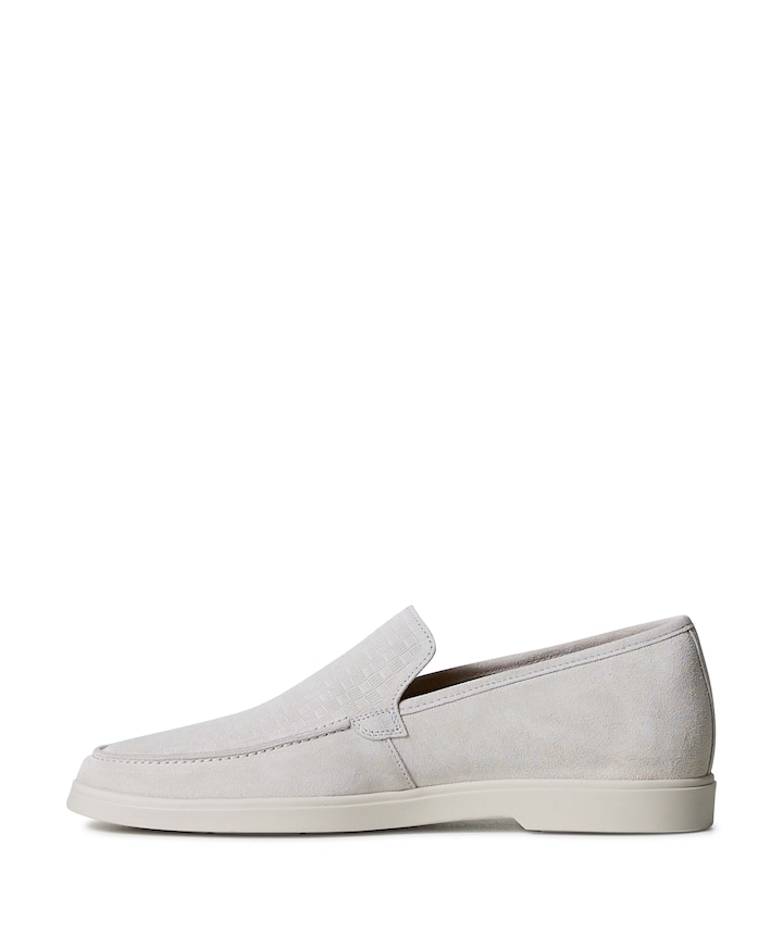 Simon blocks heren moccasins ecru