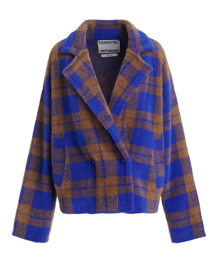 Dames jas blauw
