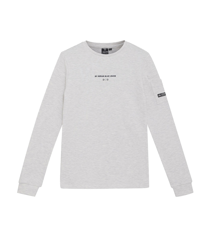 Jongens longsleeve grijs