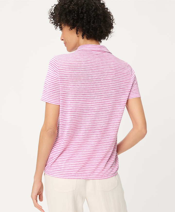 Dames polo roze