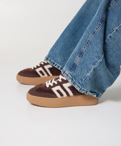 XXL dames sneakers bruin