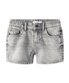 NKFROSE REG DNM SHORTS 6042-AC NOOS meisjes korte broek grijs