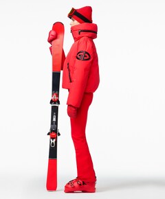 Dames ski-jas rood