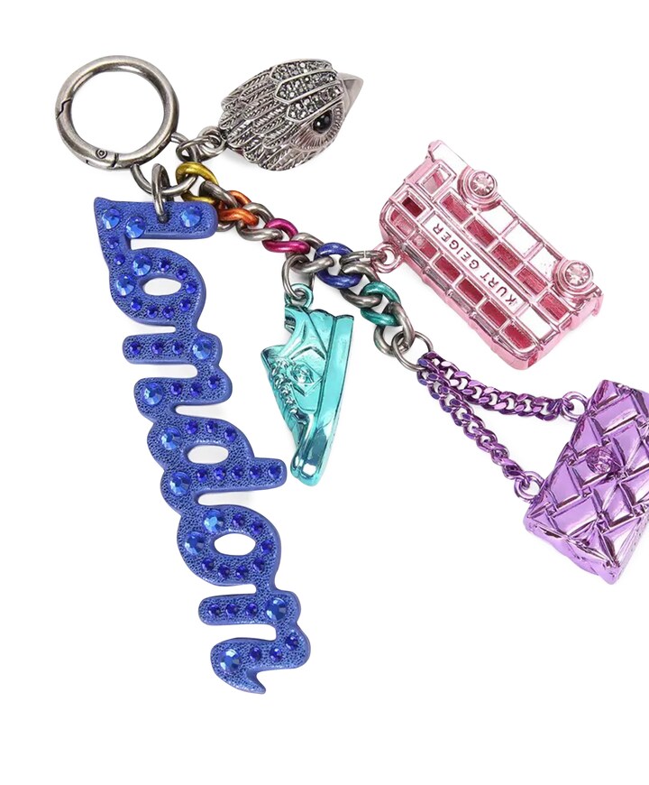 Dames sleutelhanger blauw