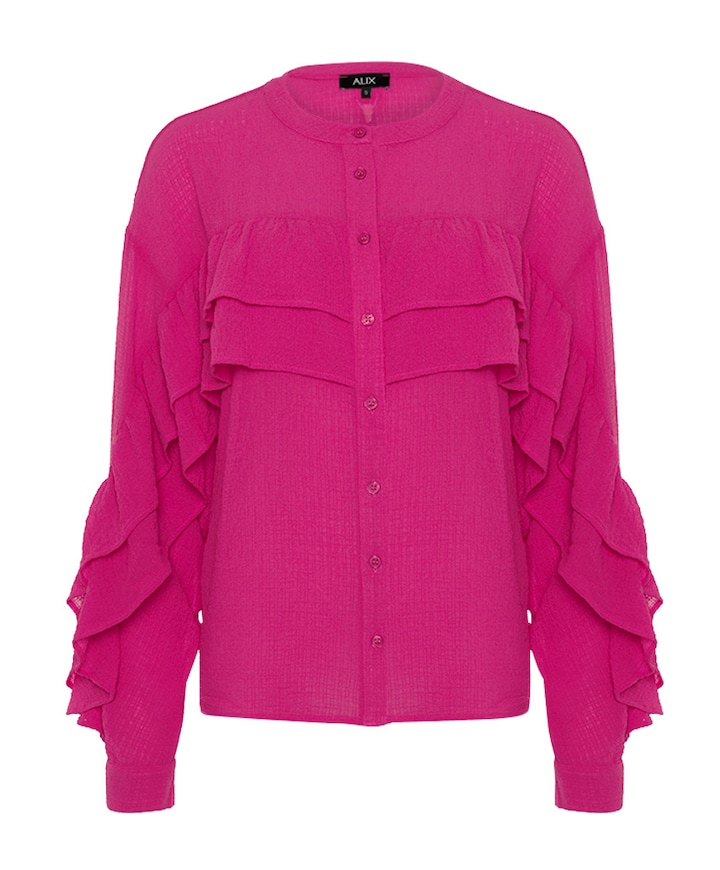 Blouse roze