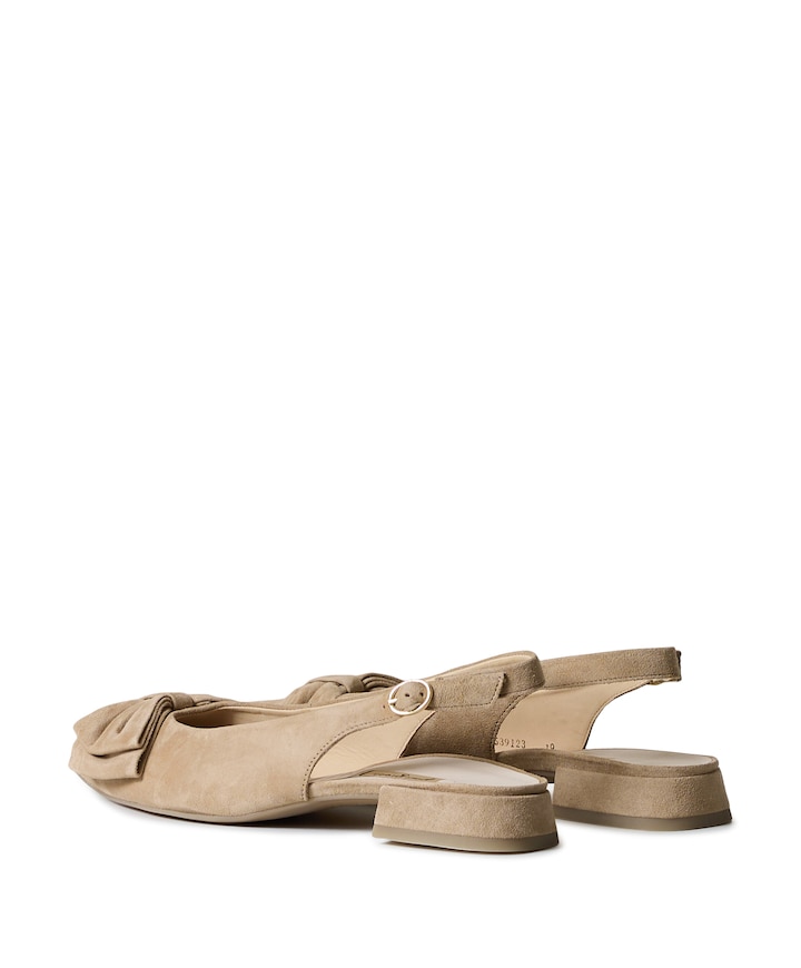 dames slingbacks beige