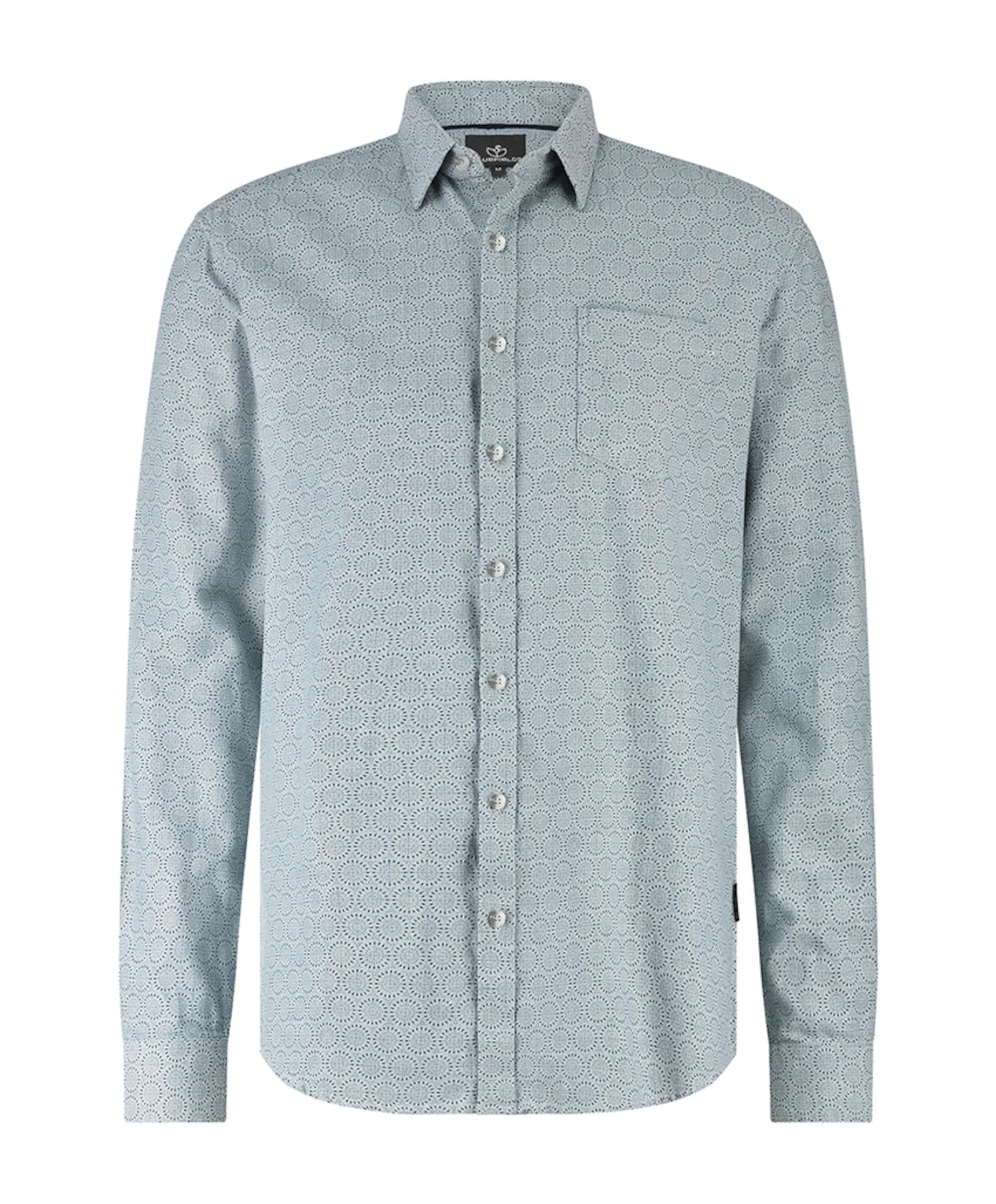 Overhemd lange mouw blauw