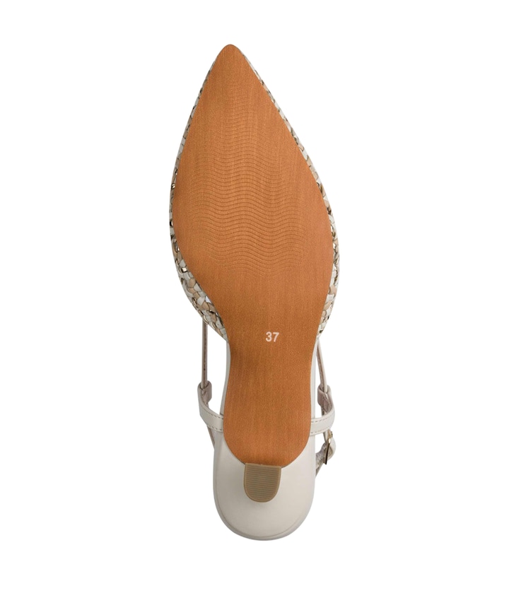 dames slingbacks beige