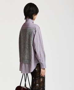 Dames blouse grijs