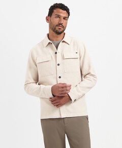 Heren overshirt beige
