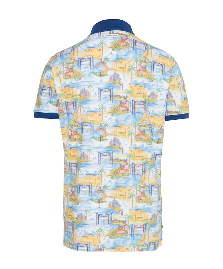 Heren polo multicolor