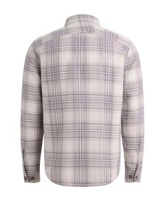 Heren overhemd lange mouw beige