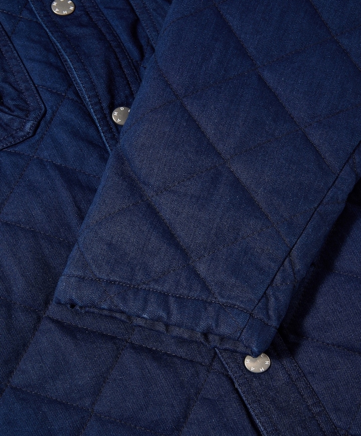 Heren overshirt blauw