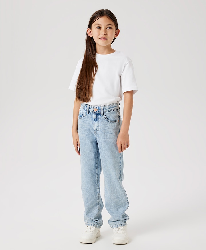 NKFROSE HW STRAIGHT 9222-BE N jeans blauw