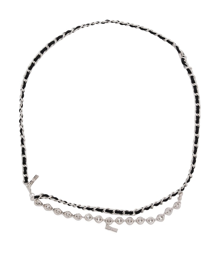 Dames riem zilver