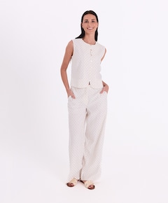 FQANYA dames broek ecru