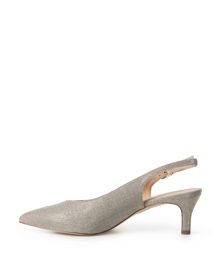 Women Sling dames slingbacks goud