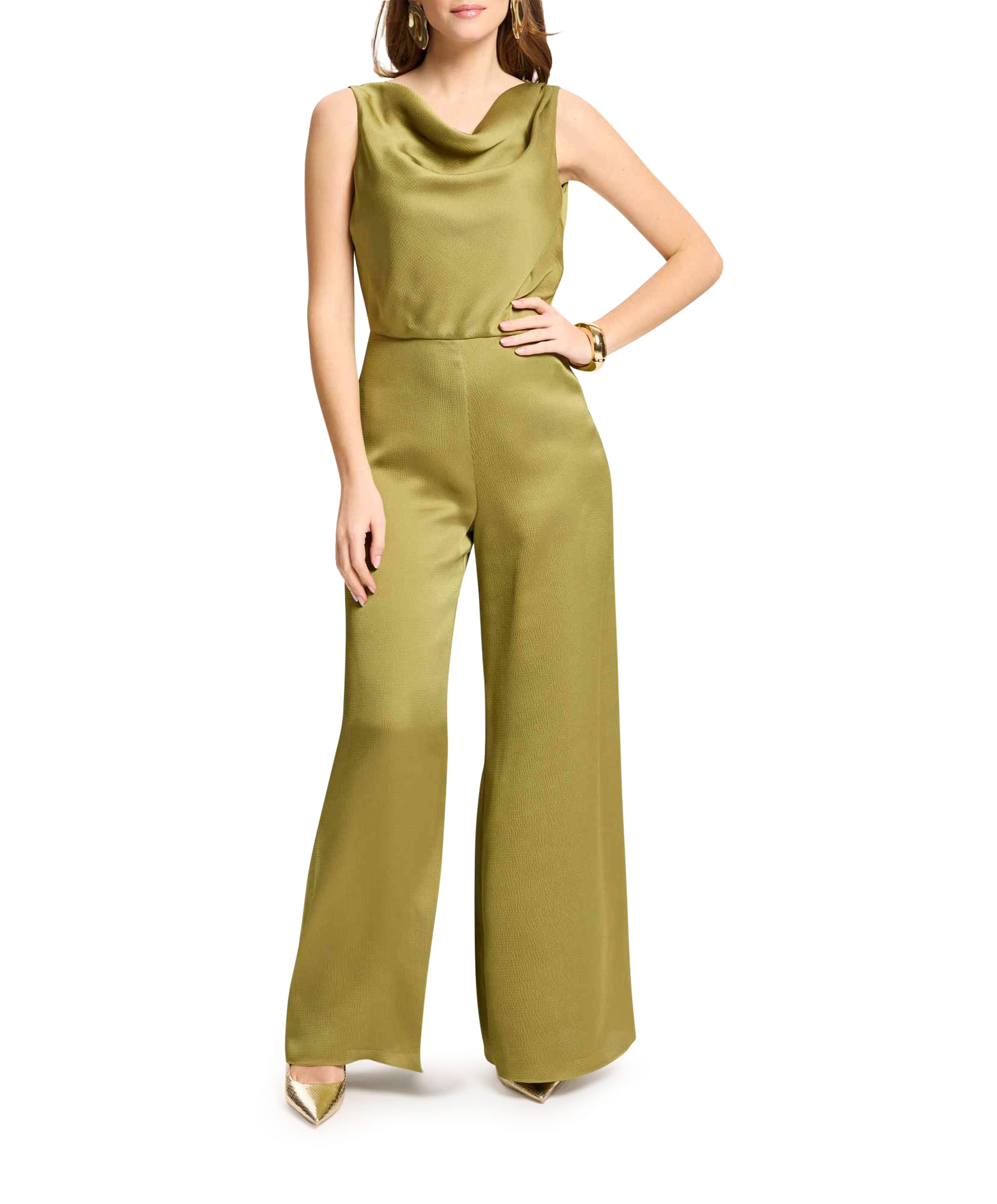dames jumpsuit groen