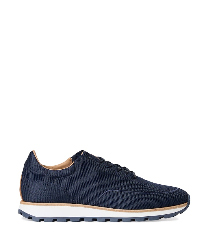 Mason knit heren sneakers blauw