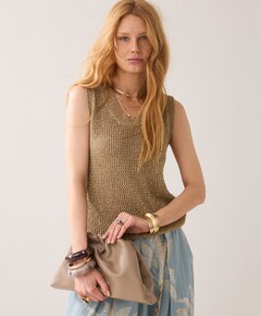 Dames top beige