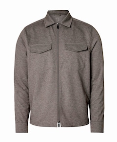 Heren overshirt bruin
