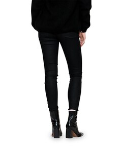 Jog coated broek zwart