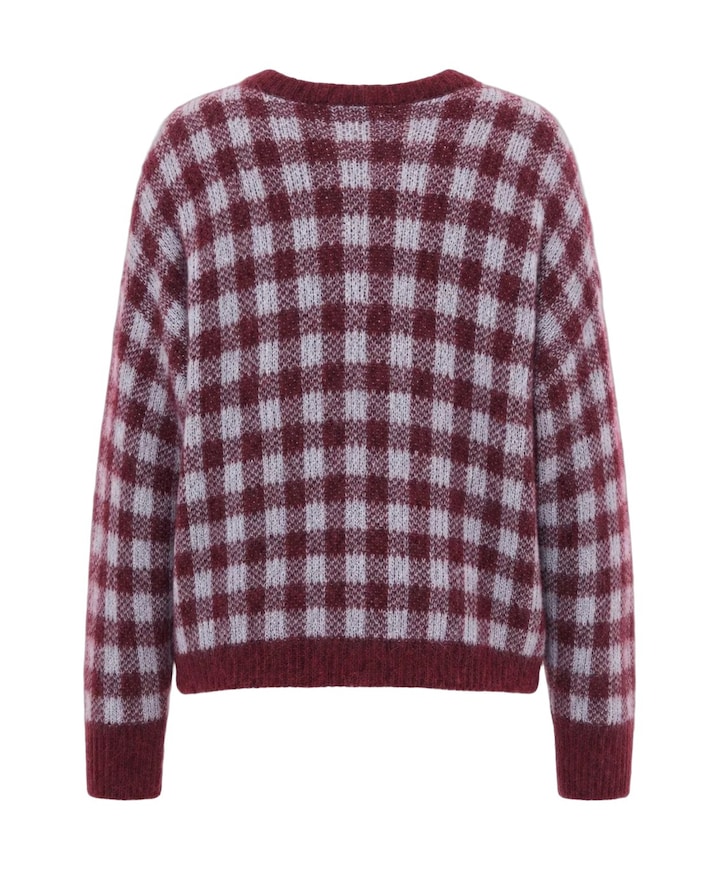 Dames vest bordeaux
