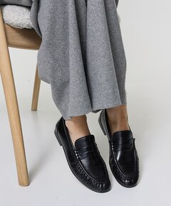 Penny loafers zwart