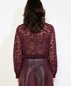 Dames blouse bordeaux