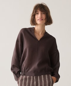 Dames blouse bruin