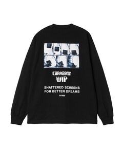 Heren longsleeve zwart