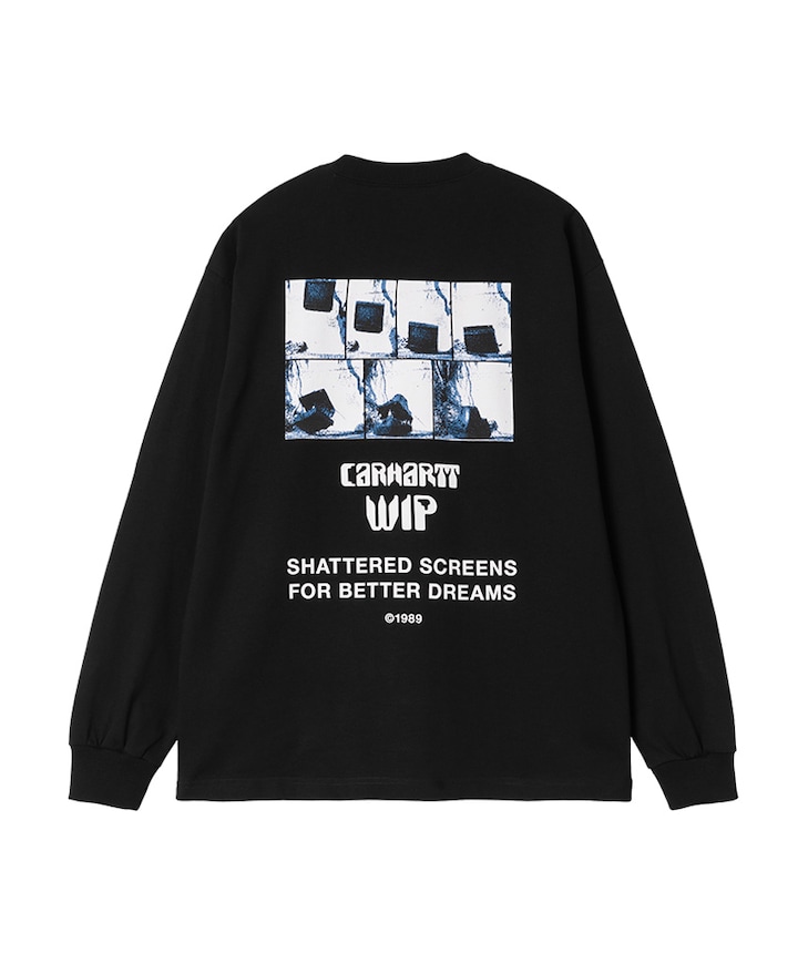 Heren longsleeve zwart