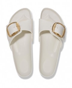 Madrid Big Buckle EVA Women  dames badslipper ecru