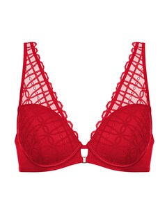 Dames bralette rood