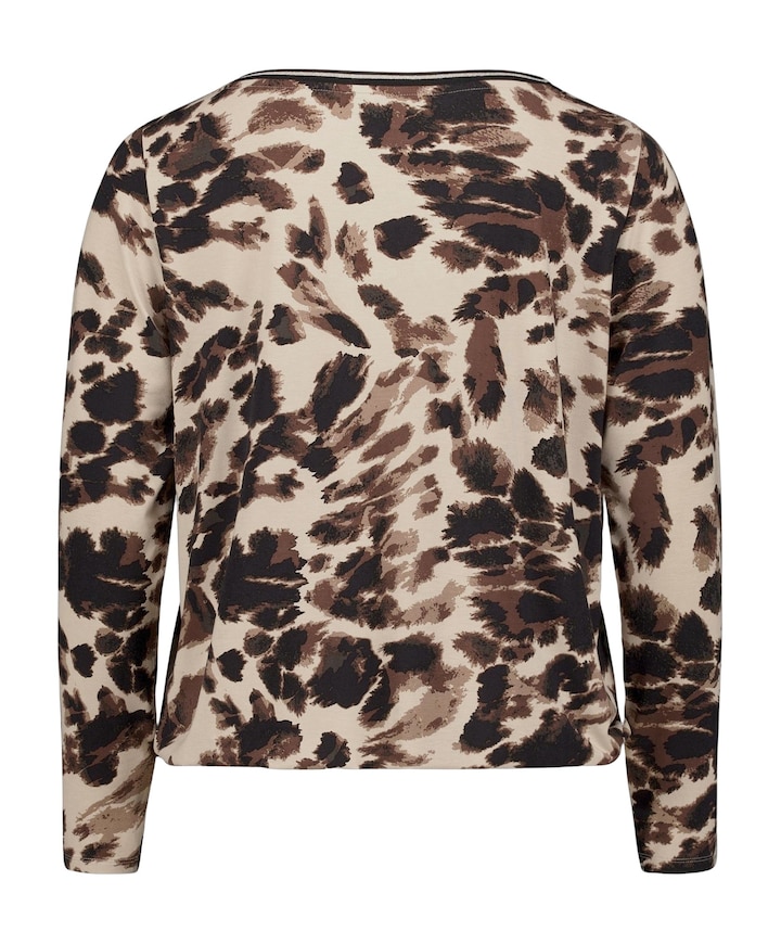 Dames longsleeve beige
