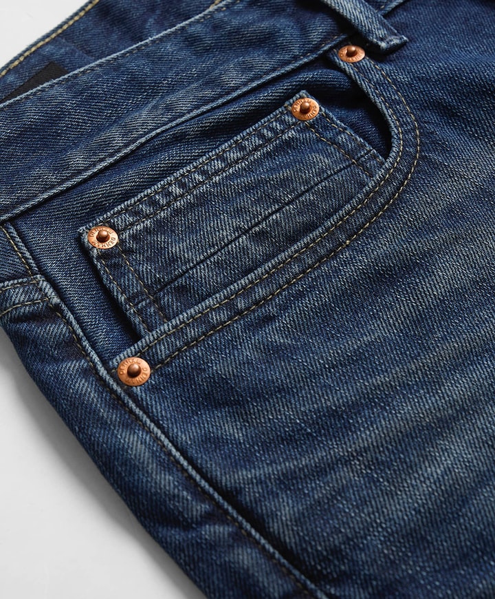 RIDGE C ELSON heren jeans blauw