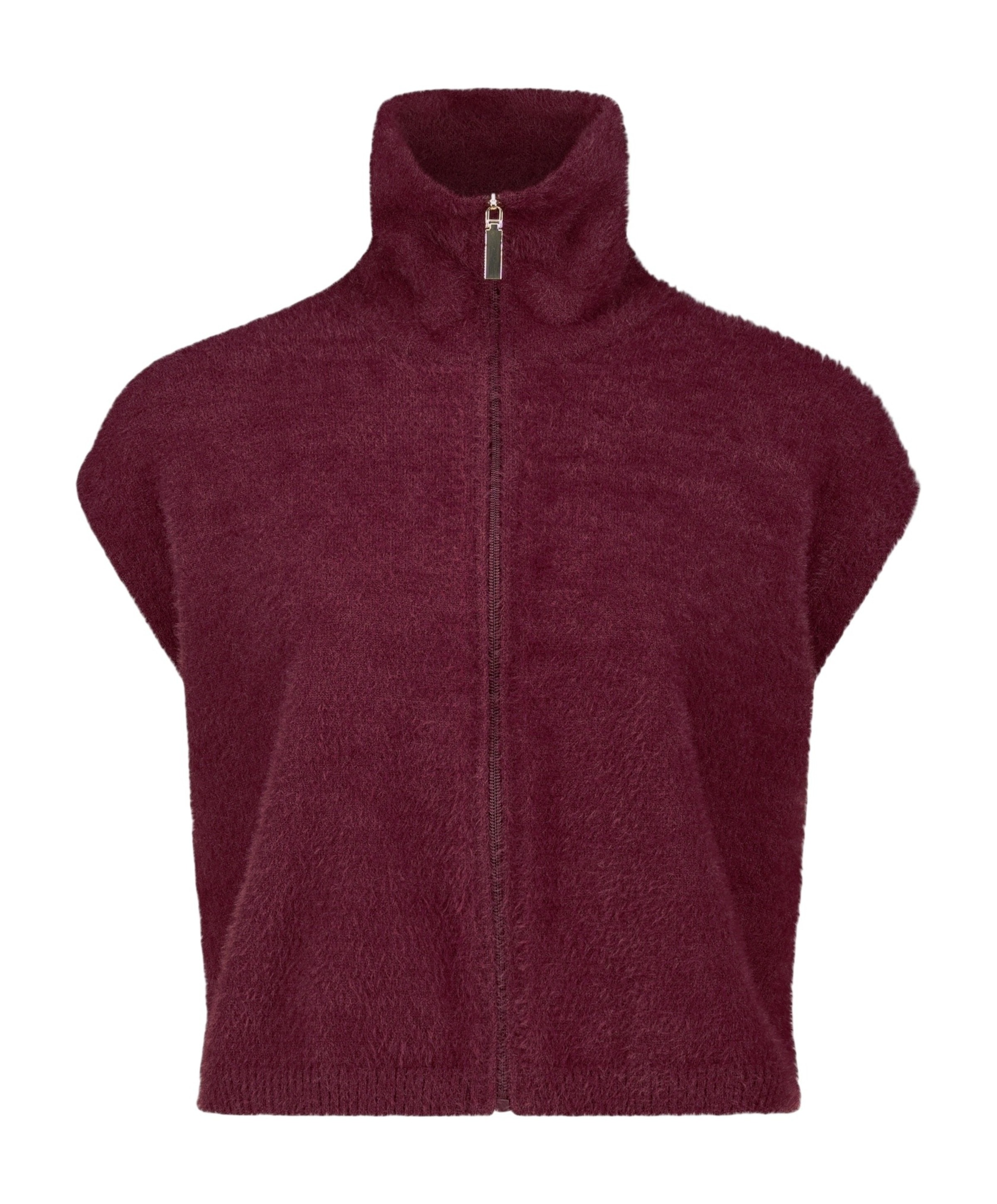 Dames gilet bordeaux