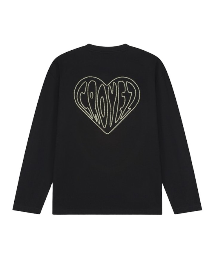 Heren longsleeve zwart