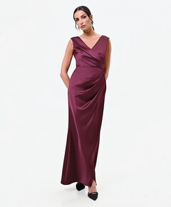 Dames jurk bordeaux