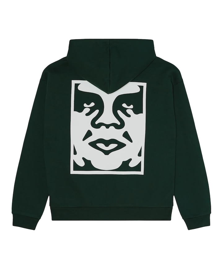 Heren hoodie groen