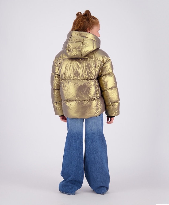 Meisjes jas goud