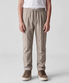 regular fit jongens pantalon beige