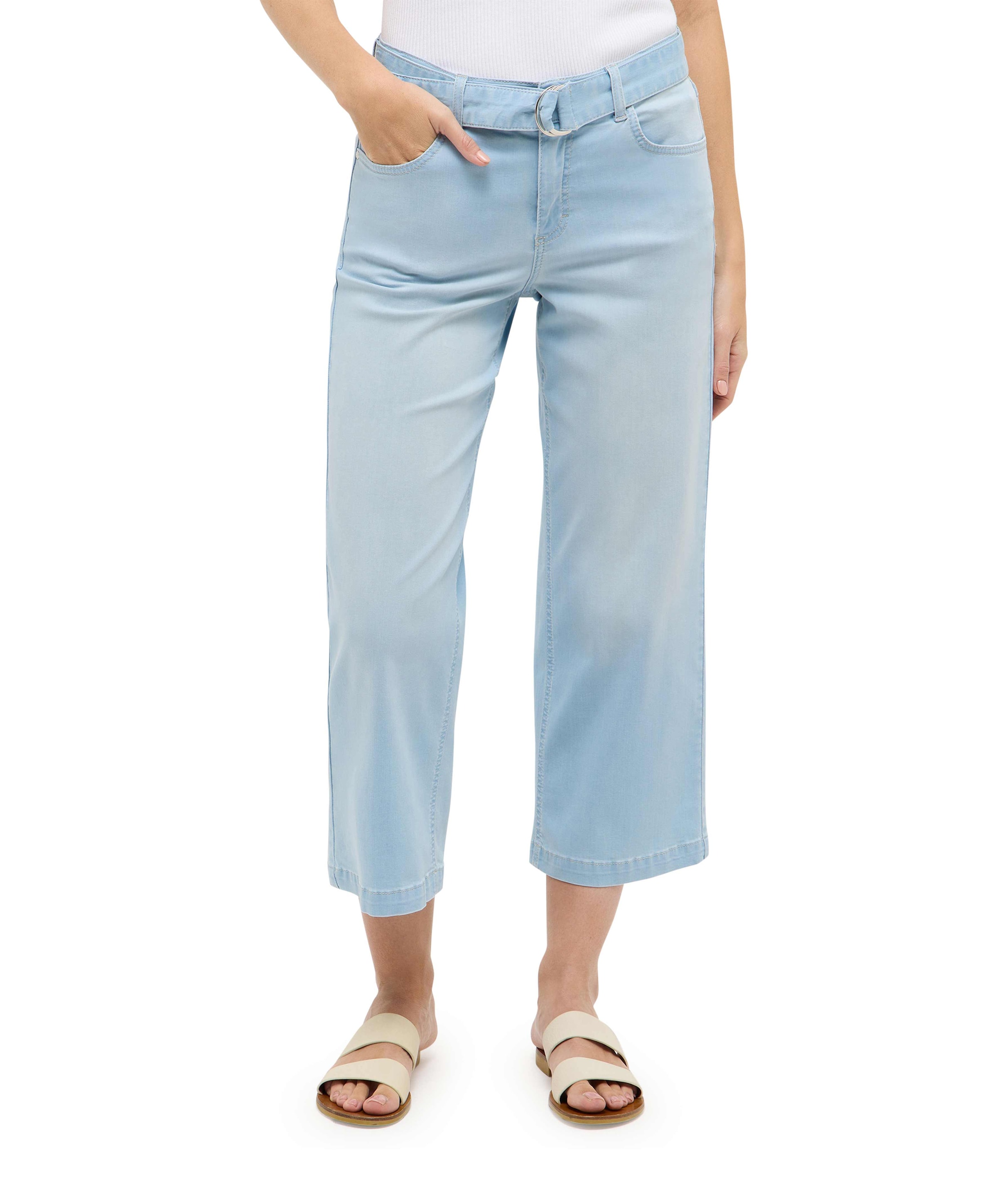 LINN CITY dames jeans blauw