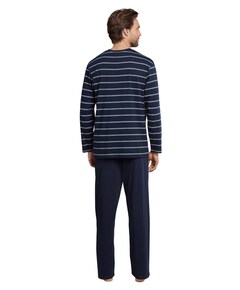 Heren pyjamaset blauw