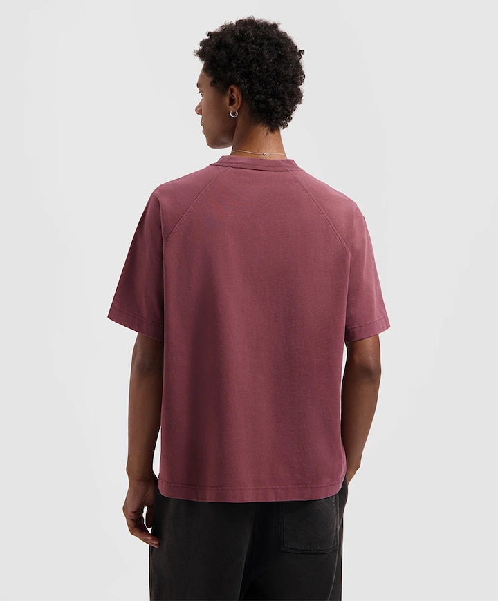 Heren t-shirt bordeaux