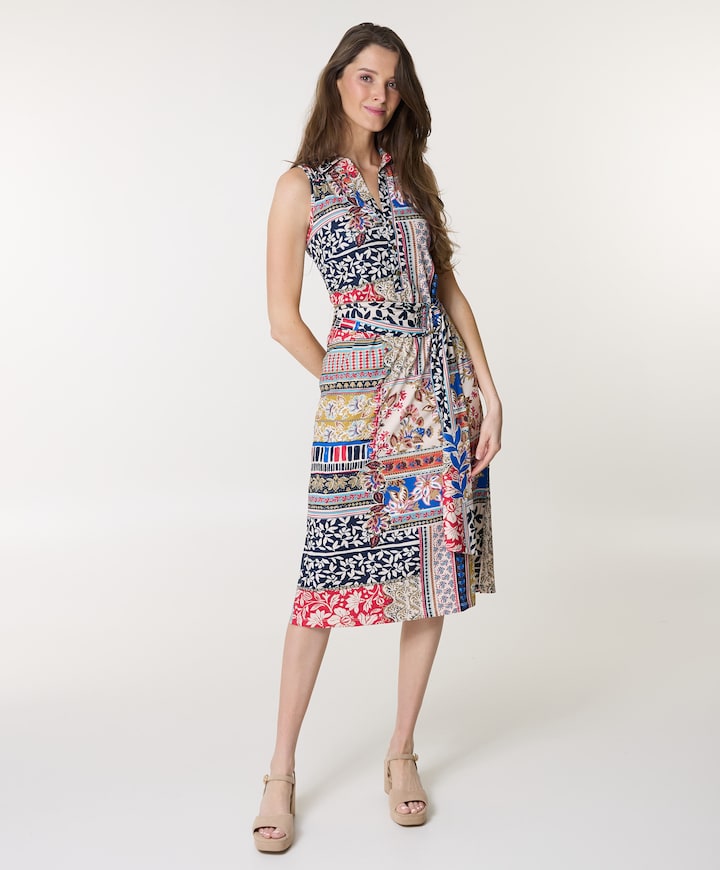 Dames jurk multicolor