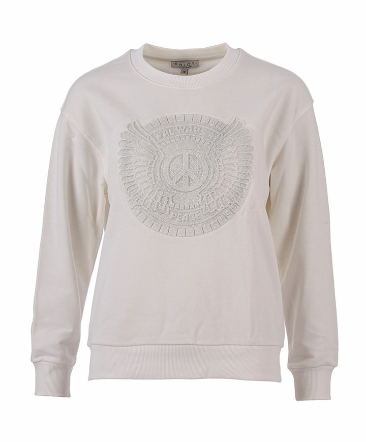 Dames sweater ecru