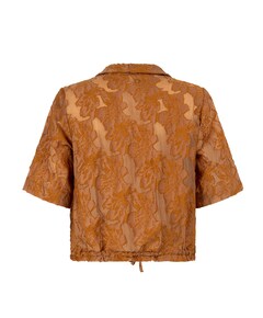 Dames blouse bruin