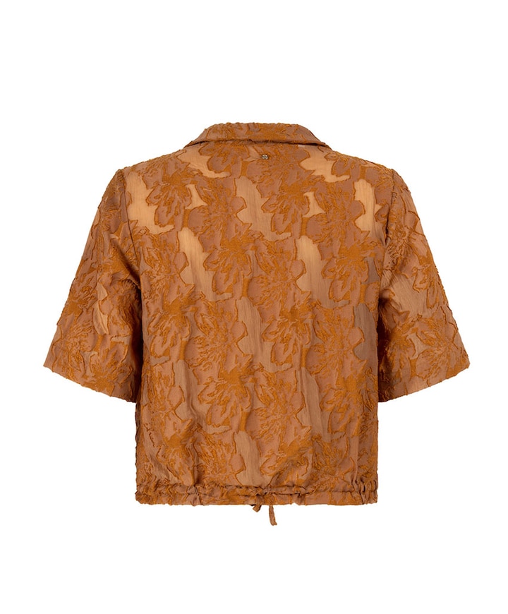 Dames blouse bruin